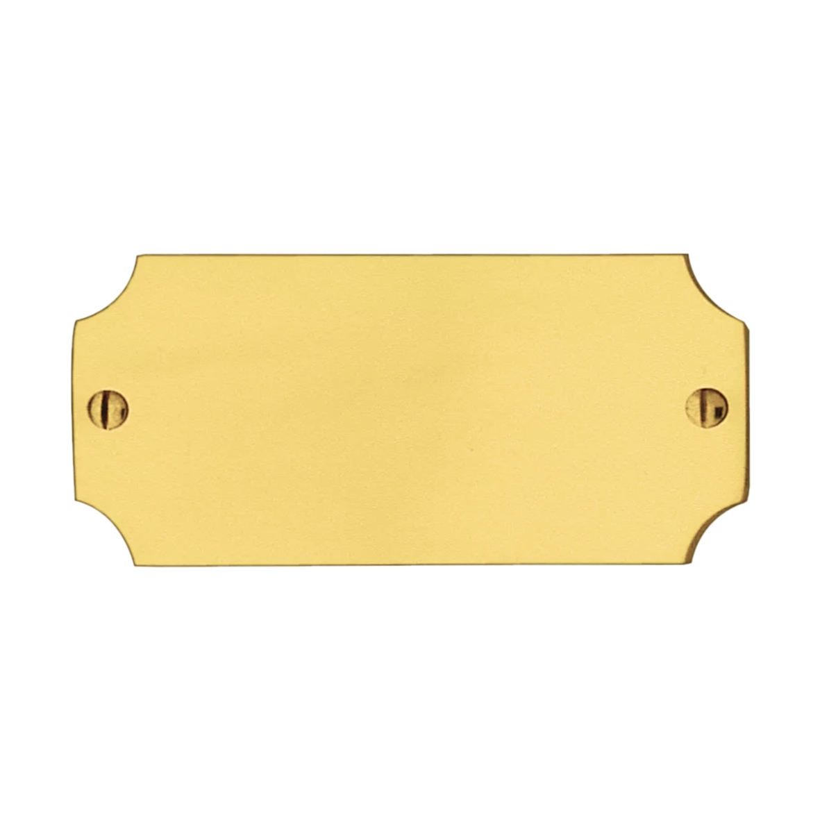 Namensschild Messing MMA 100x45mm Serie NS006 Bild1