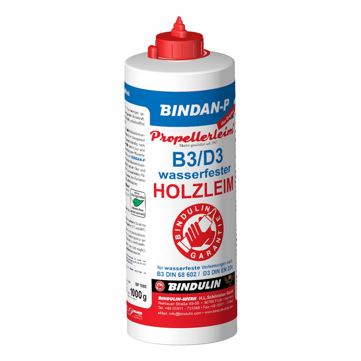 BINDAN-P Propellerleim® 1 kg Flasche Serie LE005 Bild1