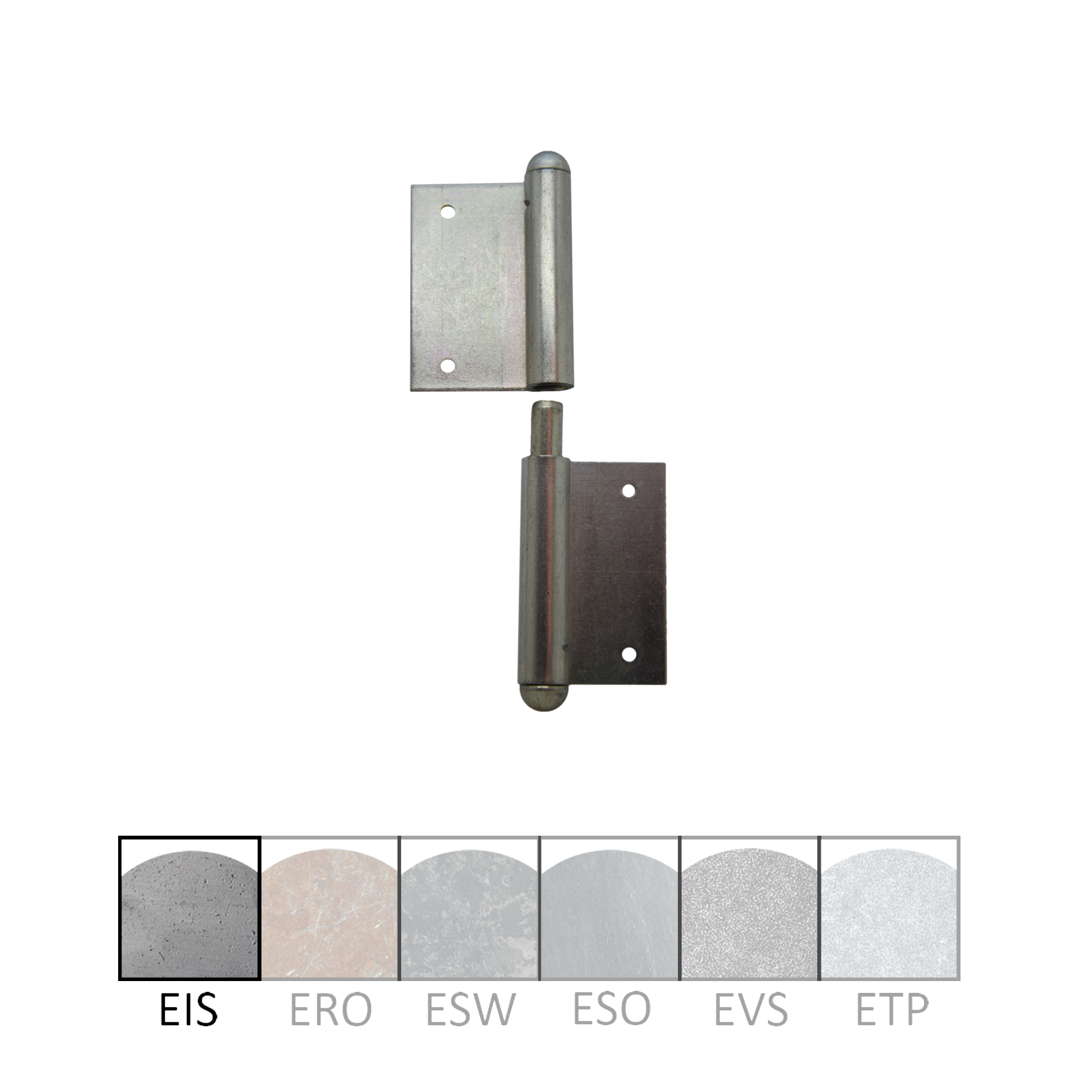 Einstemmband versetzt fester Stift 120mm rechts Serie FB034 Bild1