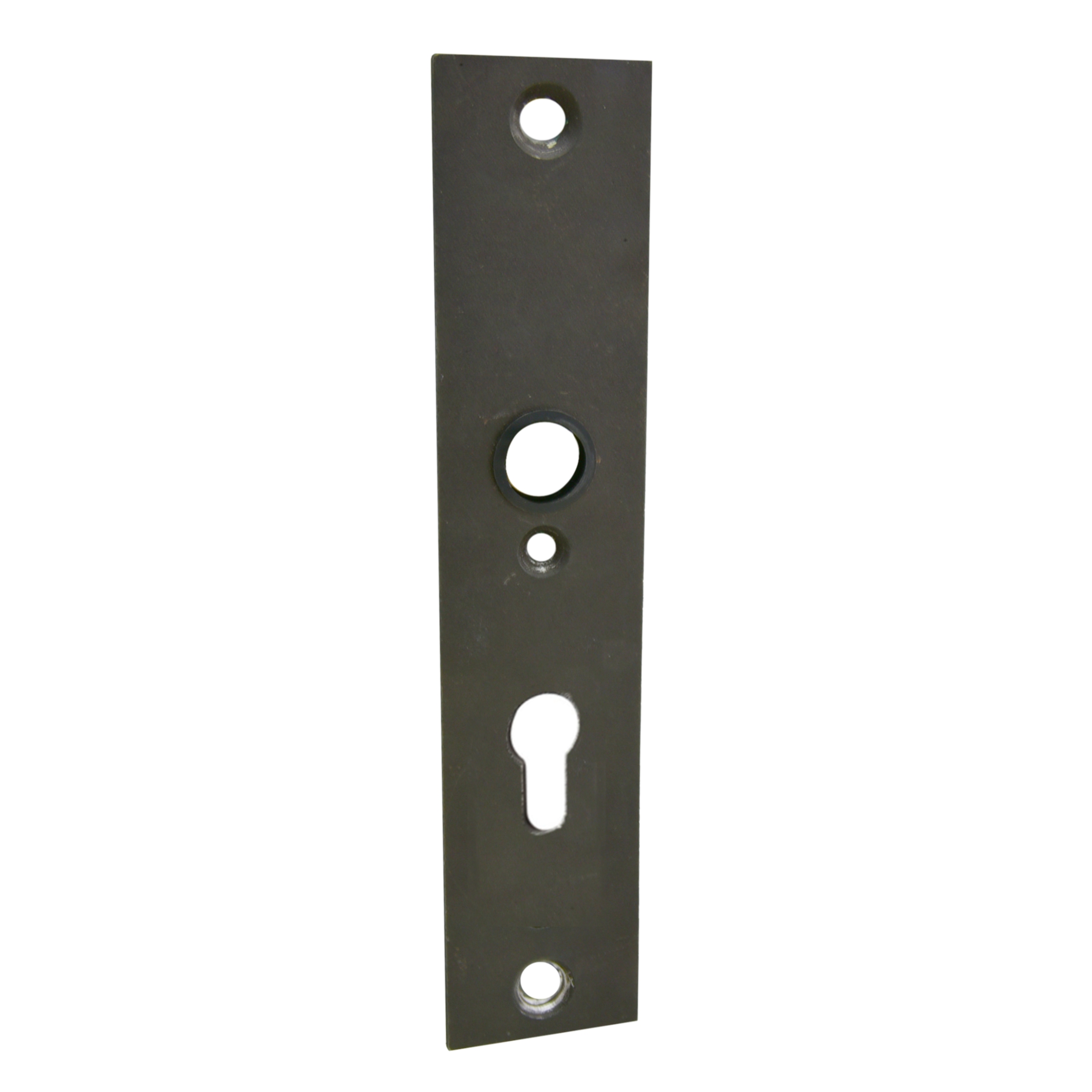 Sicherheitstürschild Innen Dist. 72 mm PZ, Eisen schwarz  L x B