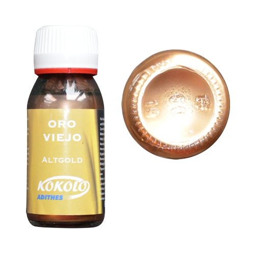 Flüssiggold 60ml Altgold, für alle Oberflächen und Materialien geeignet, kein Oxidieren Bild1