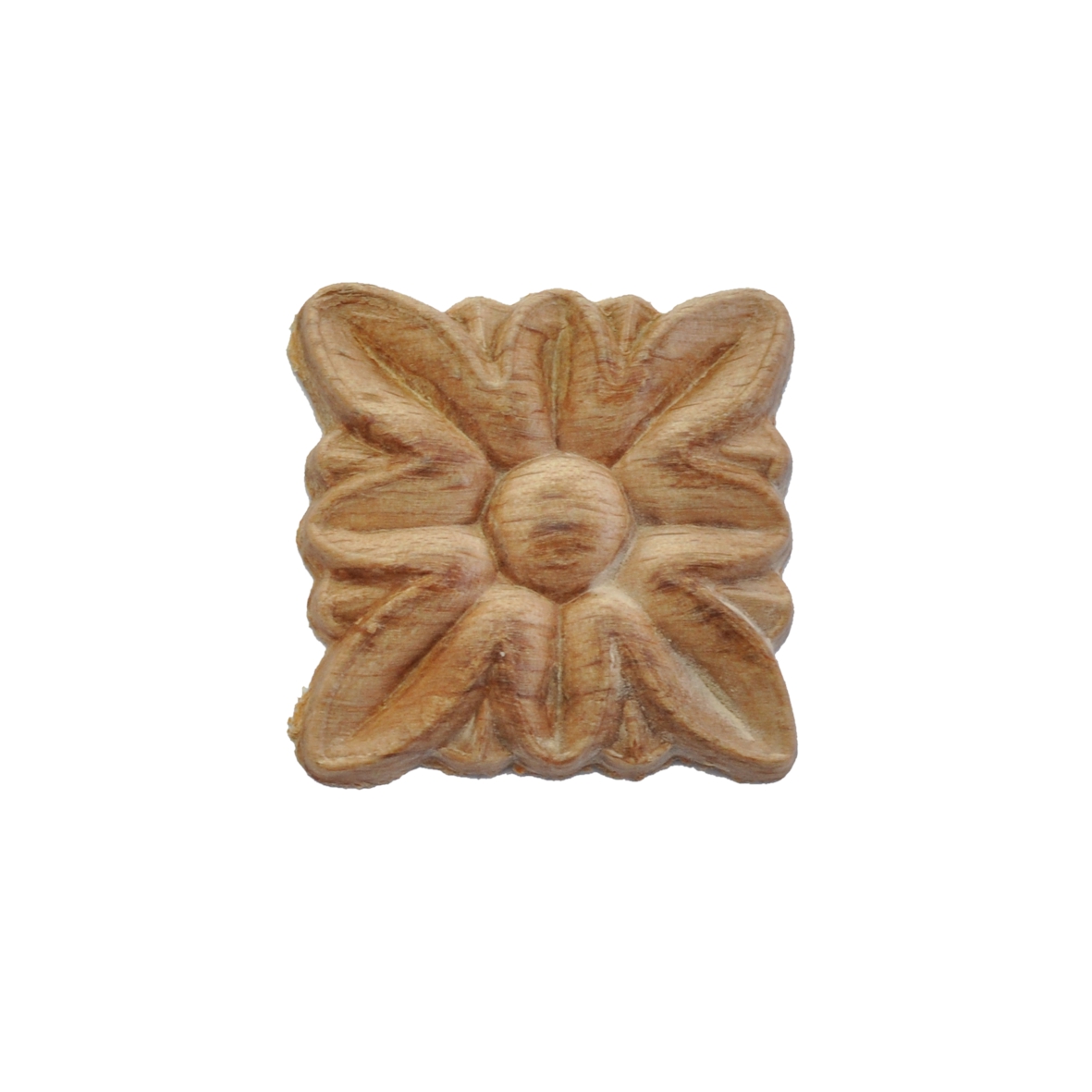 Rosette in Buche 35 x 35mm Serie AH354 Bild1