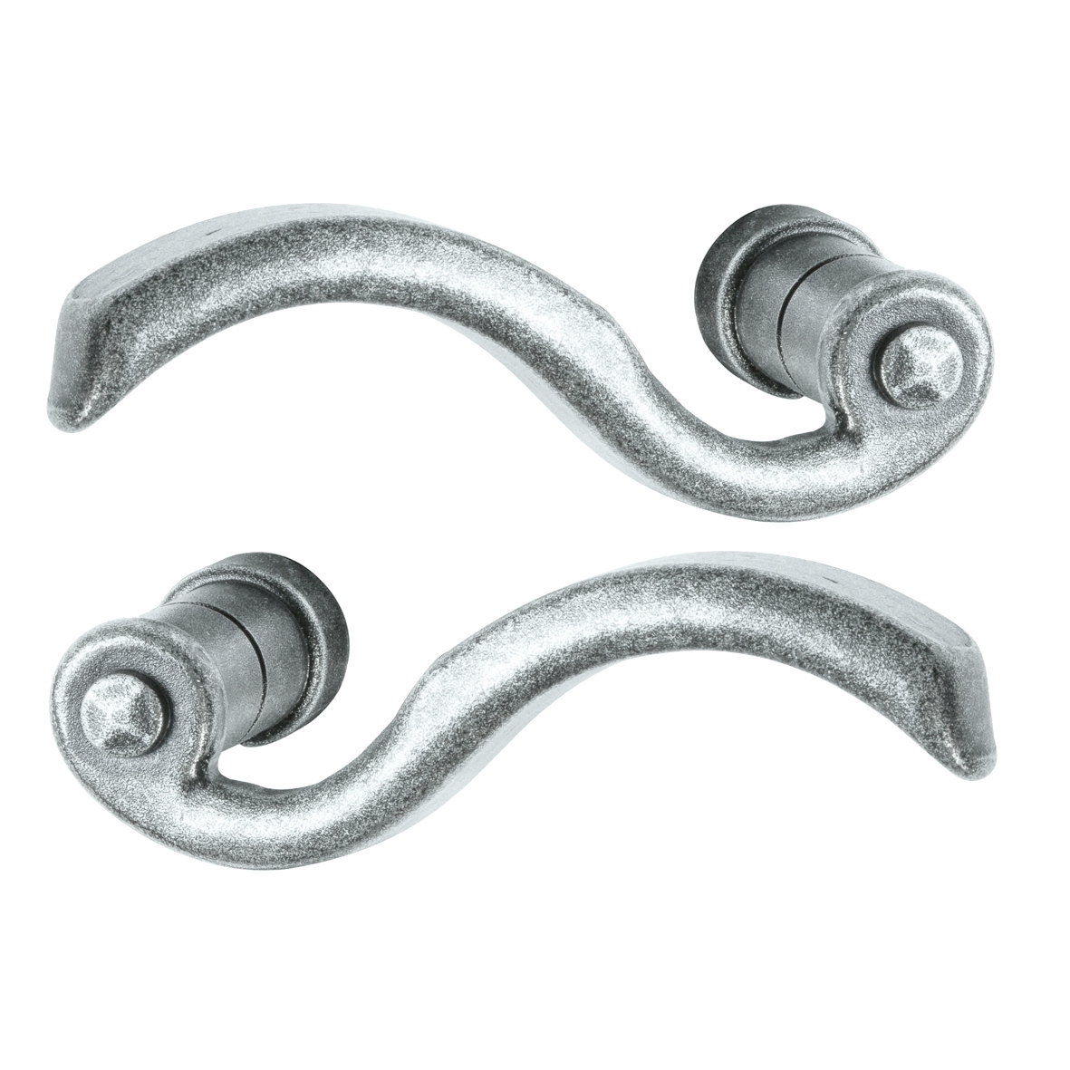 Türgriff Eisen thermopatiniert ® 120mm Paar Serie TD076 Bild1