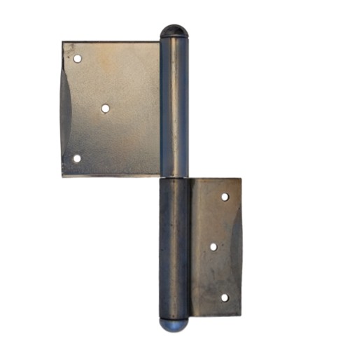 Einstemmband Blendrahmen fester Stift 160mm rechts - Eisen verzinkt Serie TB008 Bild1