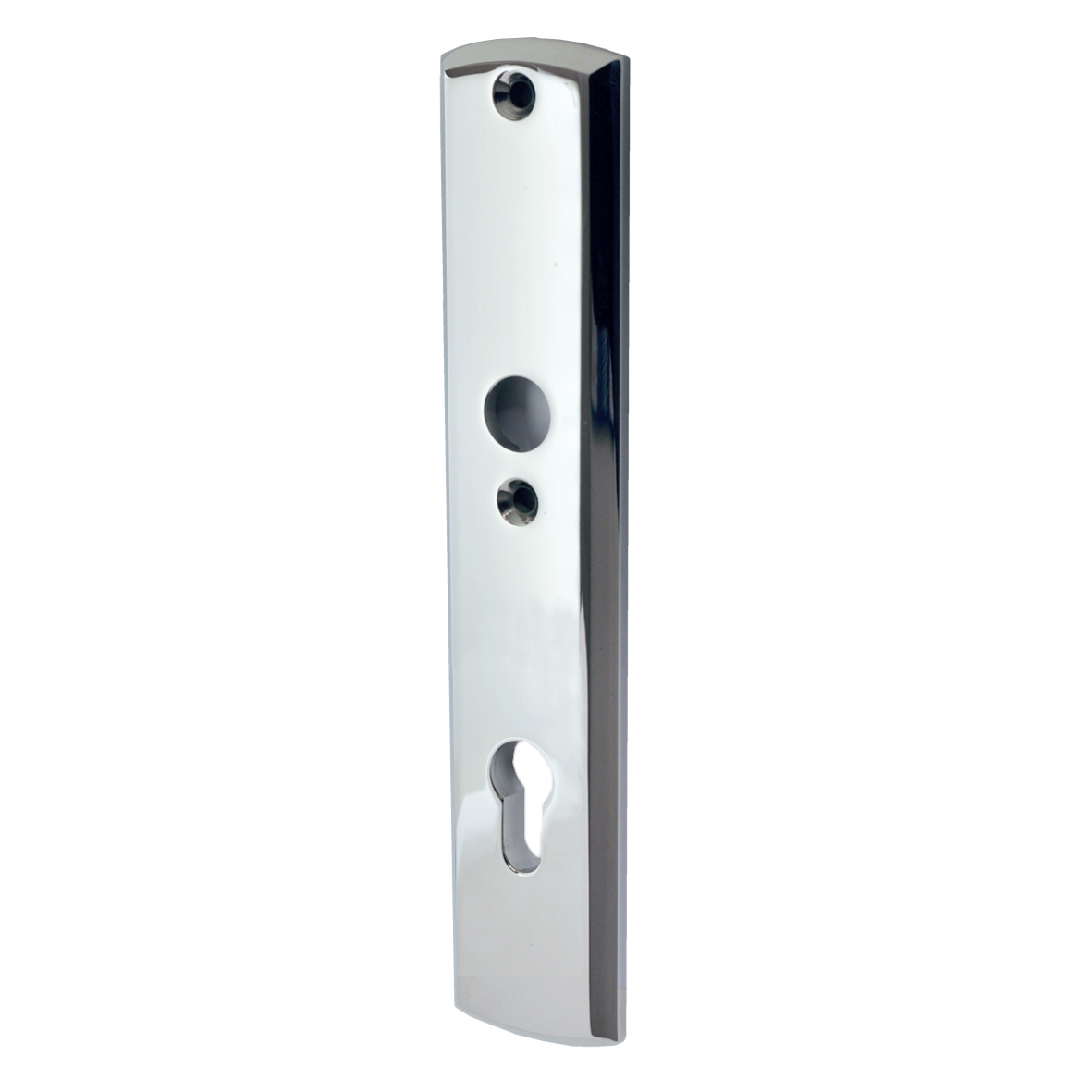 Sicherheitstürschild in Chrom  92 mm PZ Innen Bild1
