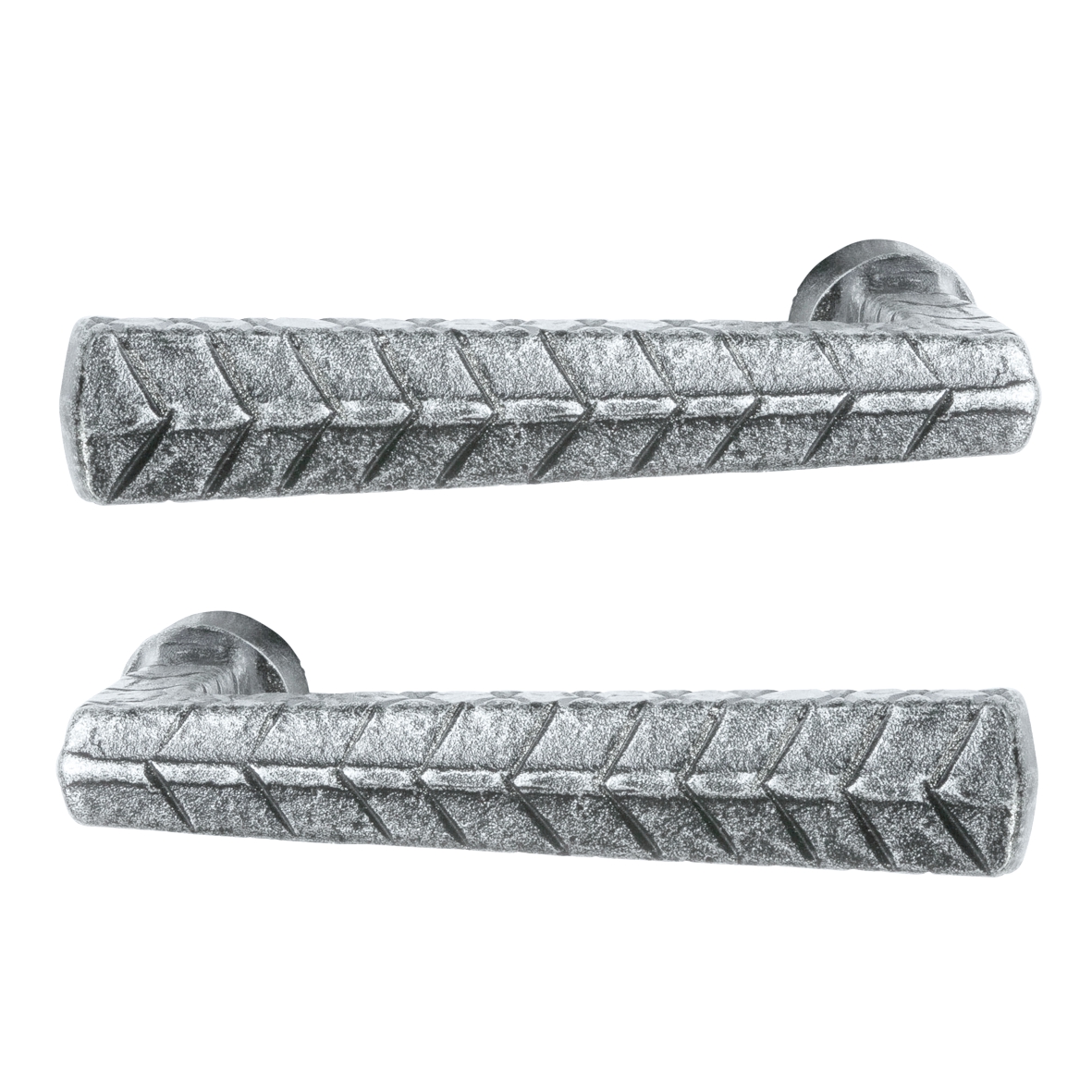 Türgriff Eisen thermopatiniert ® 115mm Paar Serie TD066 Bild1
