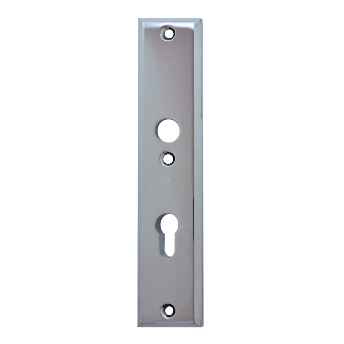 Sicherheitstürschild (PZ) in Chrom 72 mm Innen Bild1