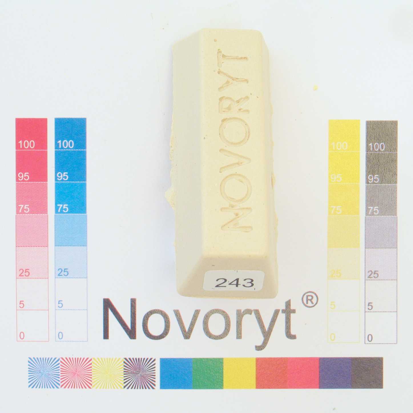 NOVORYT® Schmelzkitt - Farbe 243 5 Stangen Serie HW003 Bild1