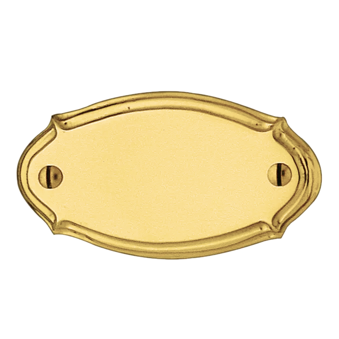 Namensschild Messing MMA 88x50mm Serie NS007 Bild1