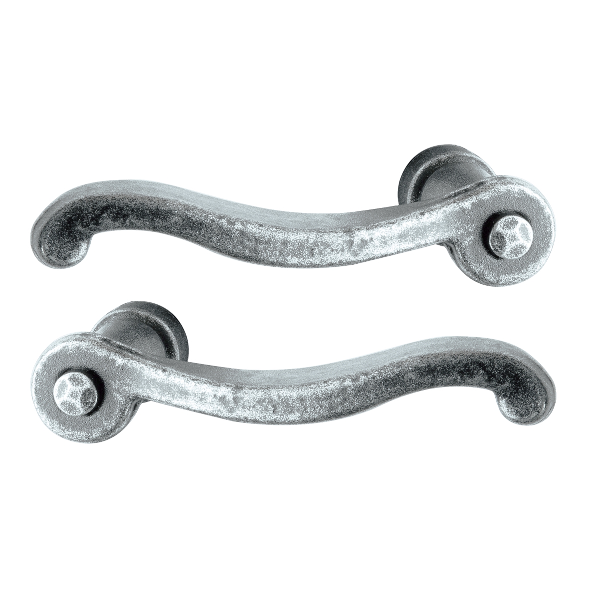 Türgriff Eisen thermopatiniert ® 120mm Paar Serie TD058 Bild1