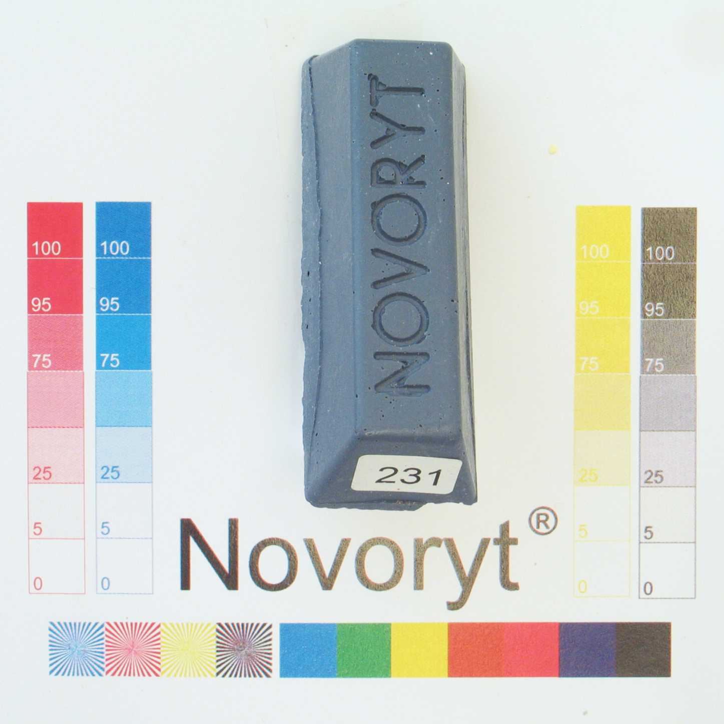 NOVORYT® Schmelzkitt - Farbe 231 5 Stangen Serie HW003 Bild1