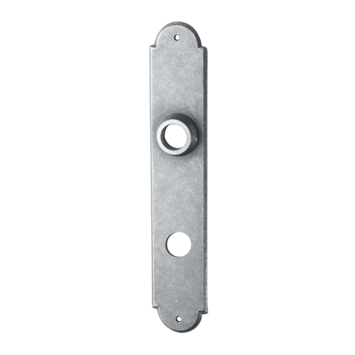 Badezimmertürschild Dist. 78 mm WC, Eisen thermopatiniert ® L x B