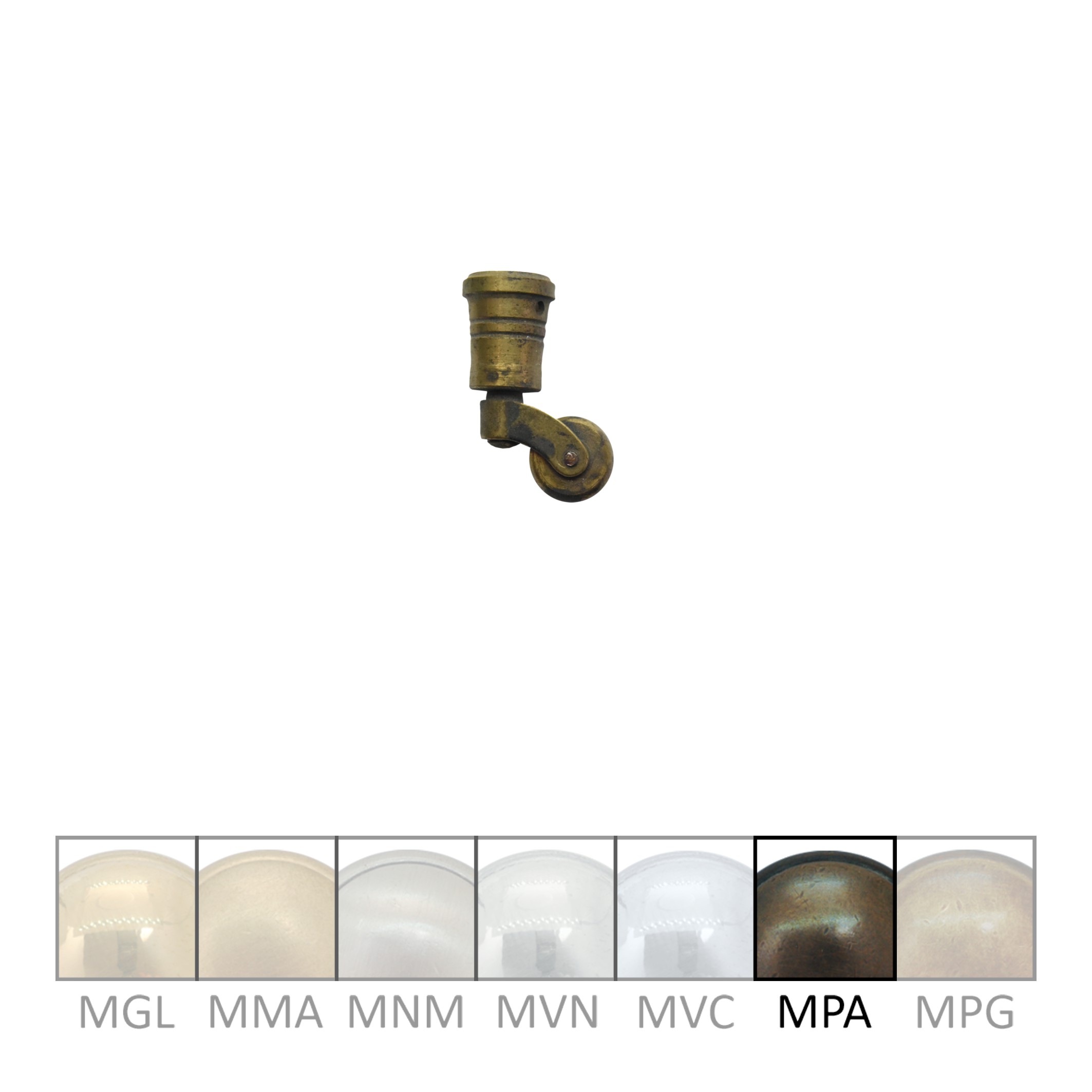 Möbelrolle MPA 14mm Serie MR001 Bild1