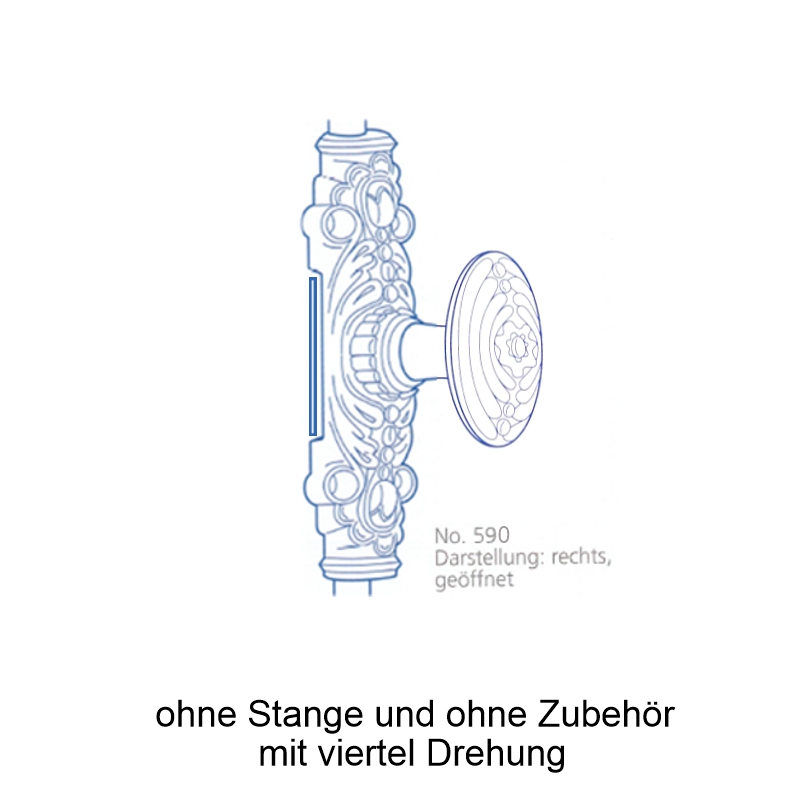 aufliegendes Getriebekastens mit Zunge (rechts), ohne Zubehör ohne Stange Serie FS007 Bild1
