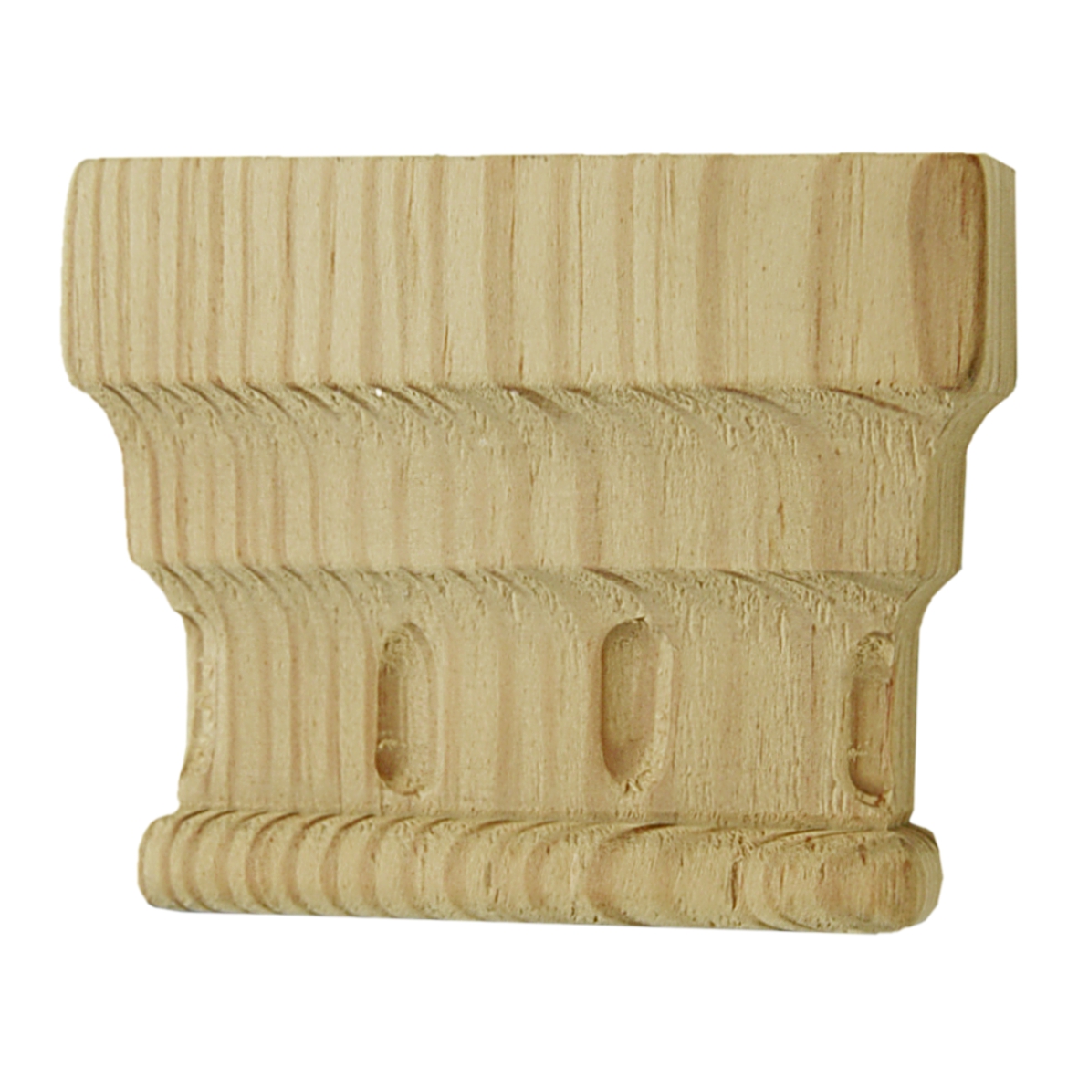 Kapitell in Kiefer 72 x 58 x 19mm Serie AH036 Bild1