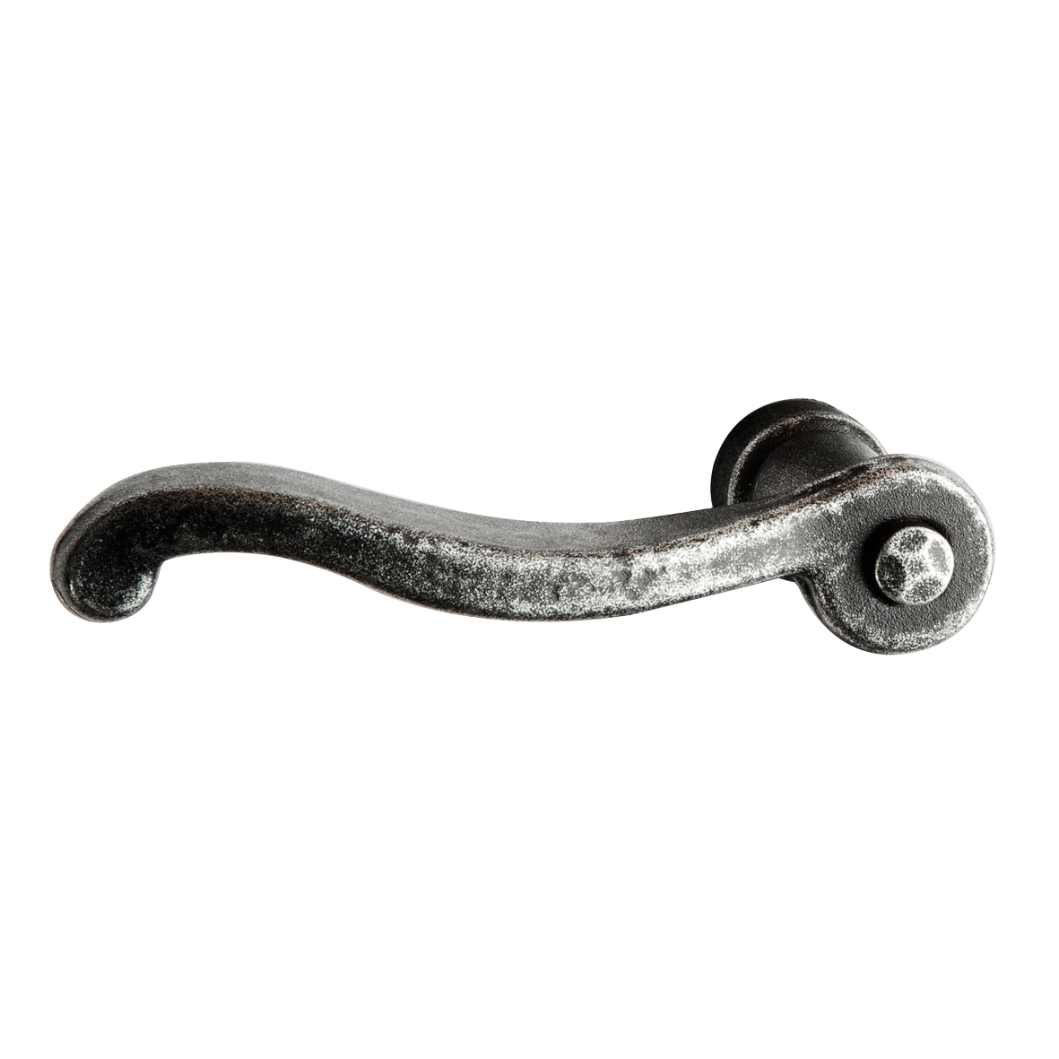 Türgriff Eisen schwarz passiviert 120mm DIN Links Serie TD058 Bild1