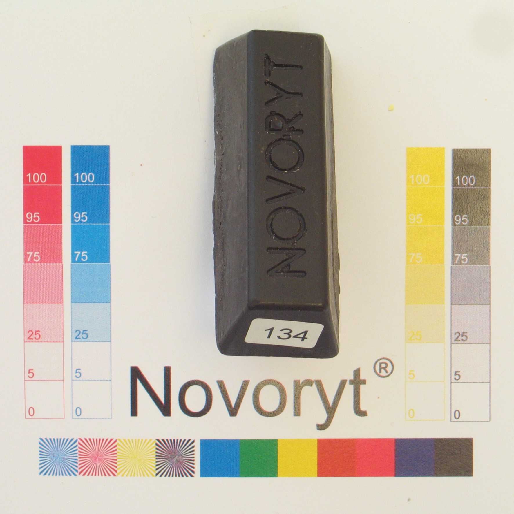 NOVORYT® Schmelzkitt - Farbe 134 Ebenholz 1 Stange Serie HW003 Bild1