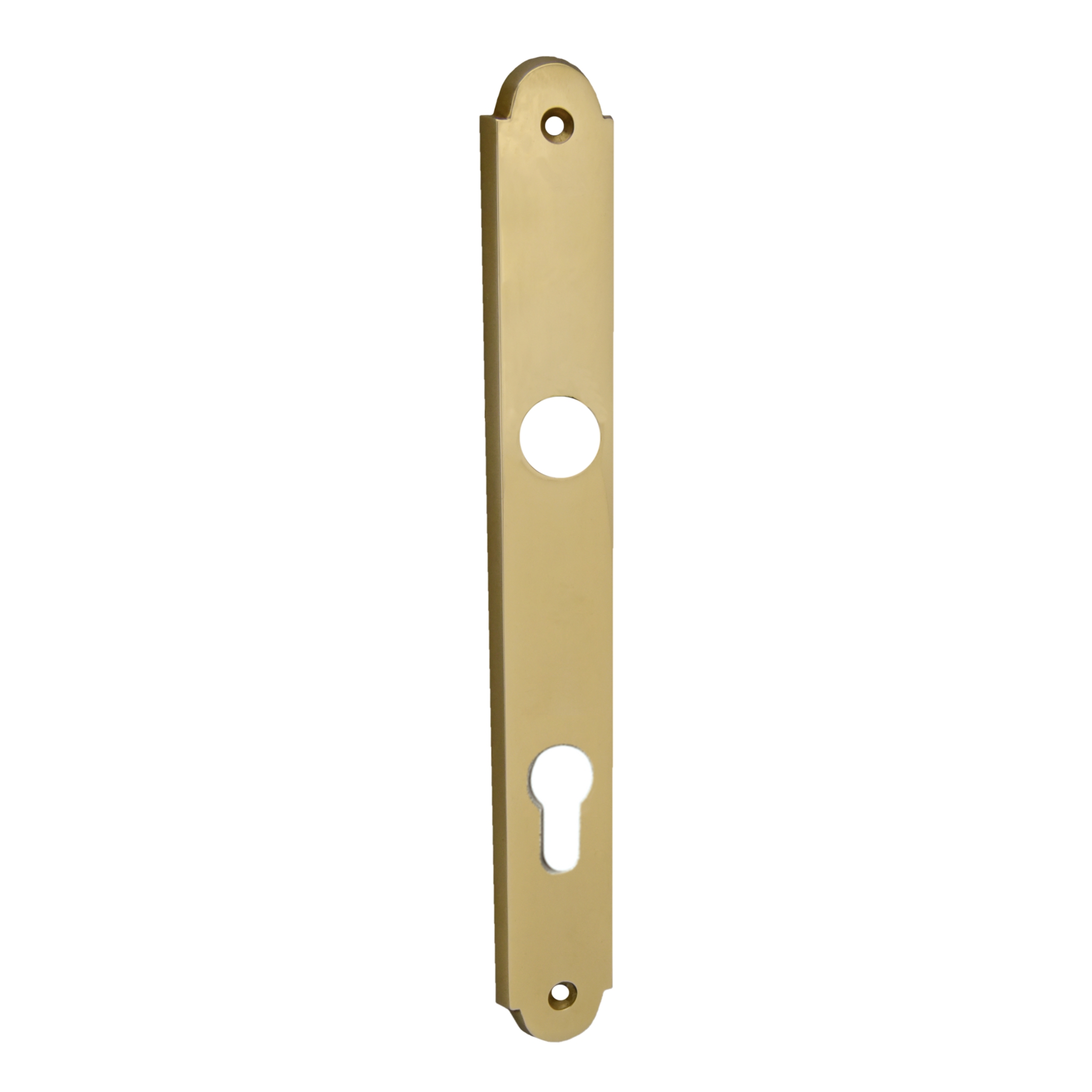 Türschild in Messing (PZ, BB, WC) mit versch. Oberflächen. 240x30 mm Bild1 Zimmertürschild Dist. 92 mm PZ, Messing glänzend L x B