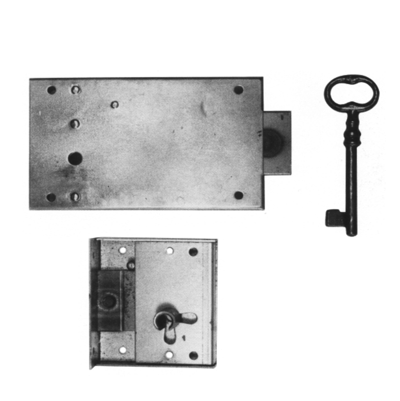 Aufschraubschloss aus Eisen, D 20 mm links der Serie AS020 Bild1 Aufschraubschloss aus Eisen D 20mm links Serie AS020 Bild1