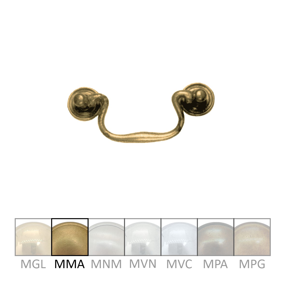 Möbelgriff, MMA , Maße B x H - 75 x 30mm Serie GR015 Bild1