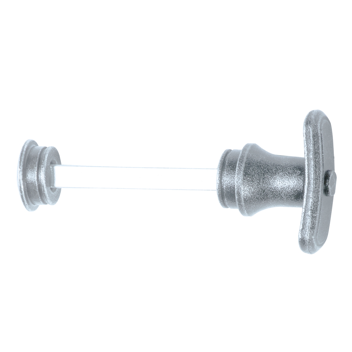 Bad- und WC-Riegel, Eisen thermopatiniert ® TW011-144D-ETP-01 Bild1