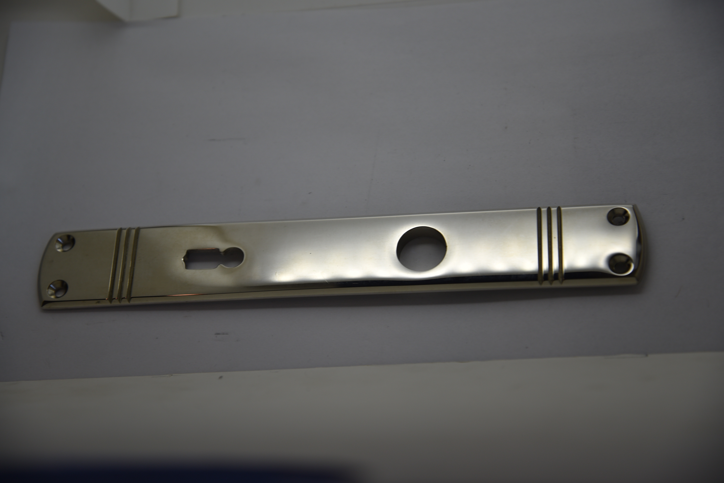 Türschild (BB) in Chrom 72 mm Bild1