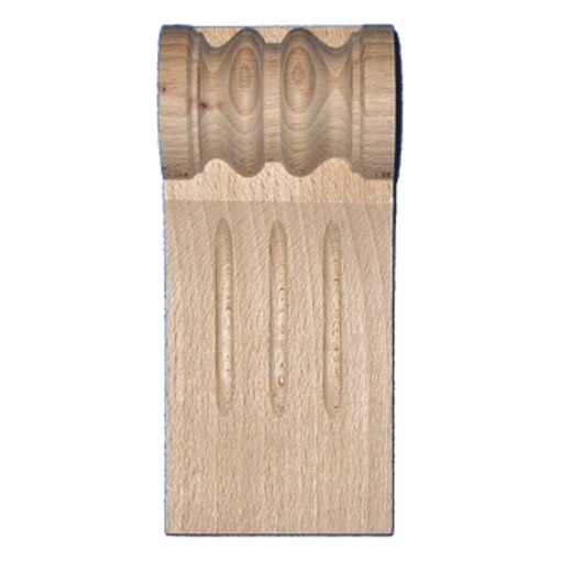 Schrankauflagen in Buche 155 x 70mm Serie AH001 Bild1