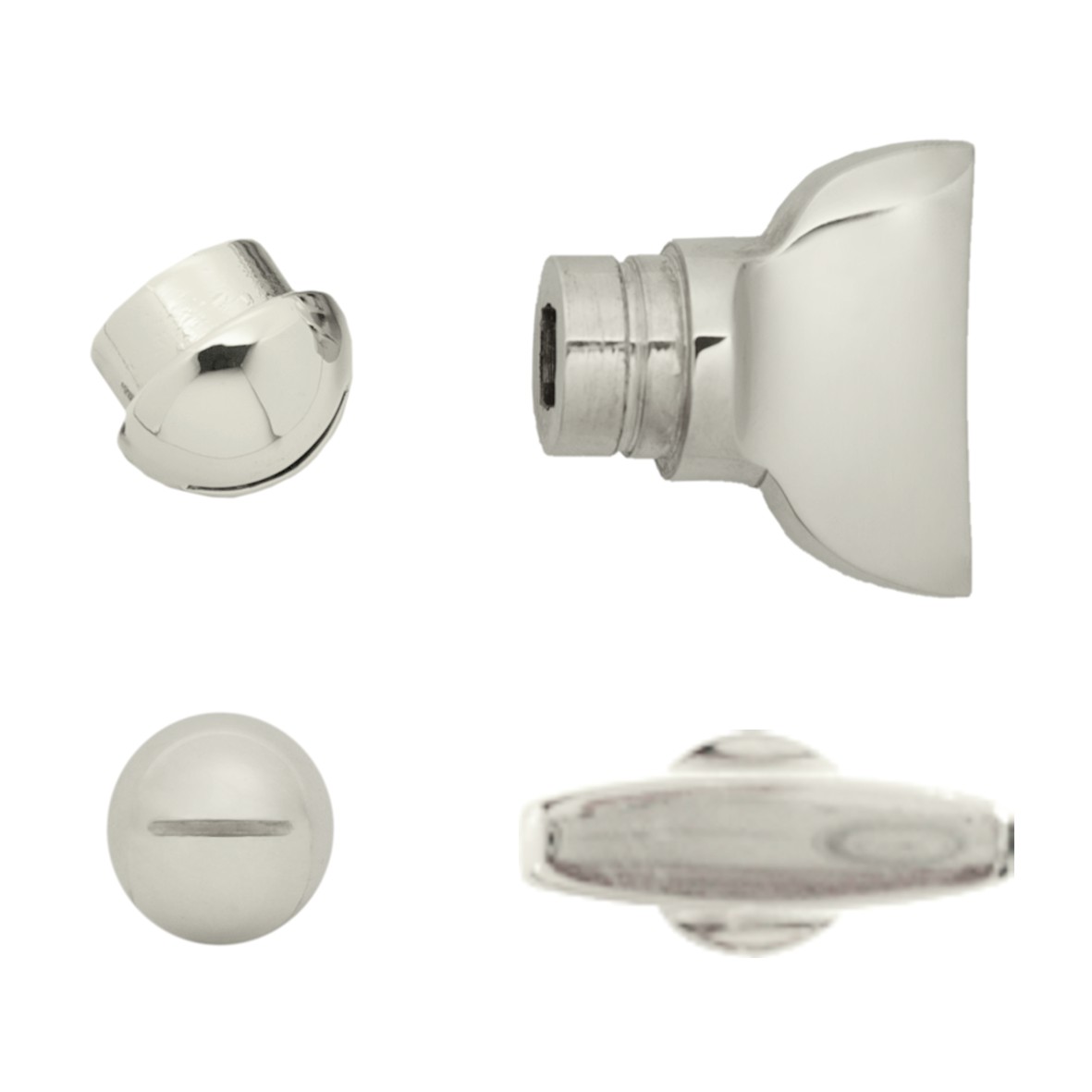 Bad- und WC-Riegel, Messing vernickelt matt TW001-144D-MNM-42-20-28 Bild1