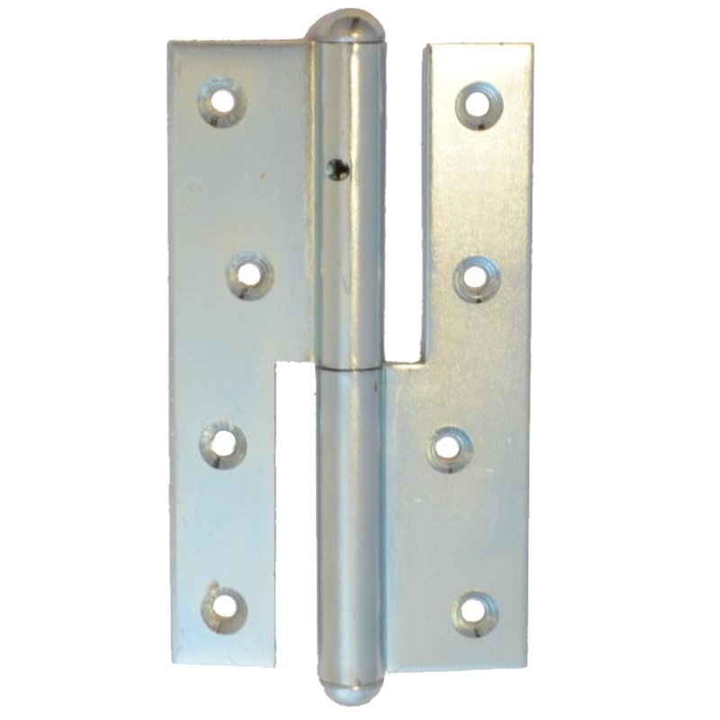 Türaufschraubband loser Stift 160mm links - Eisen verzinkt Serie TB004 Bild1