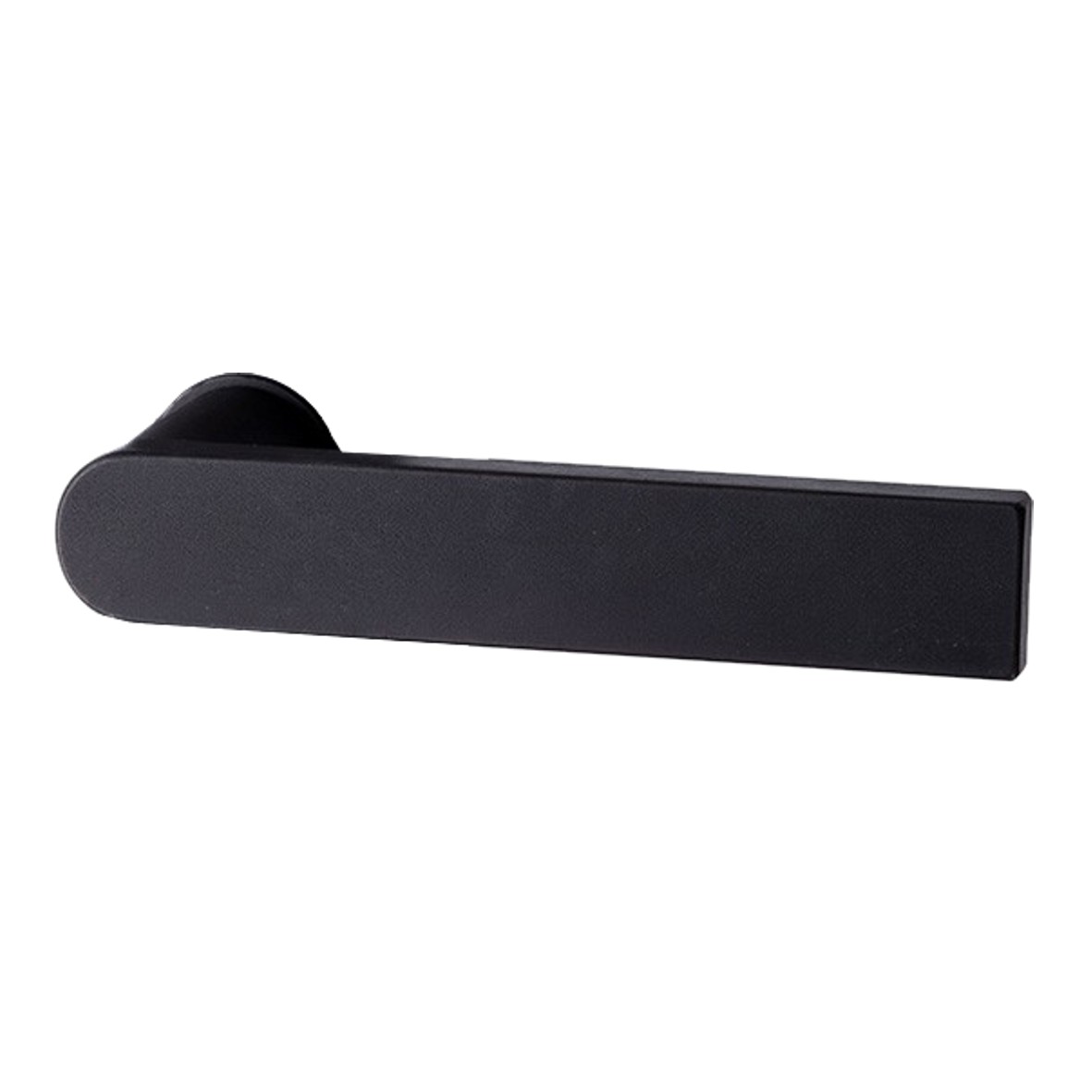 Türdrücker in Eisen schwarz. Grifflänge Türgriff Eisen schwarz 120mm universell Recht oder Links einsetzbar Serie TD082 Bild1