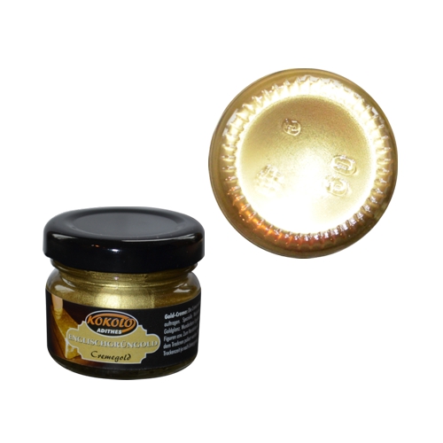 Gold-Creme 25 ml Englisches Grüngold in Pastenform mit einer hohen Deckfähigkeit Serie GC001 Bild1