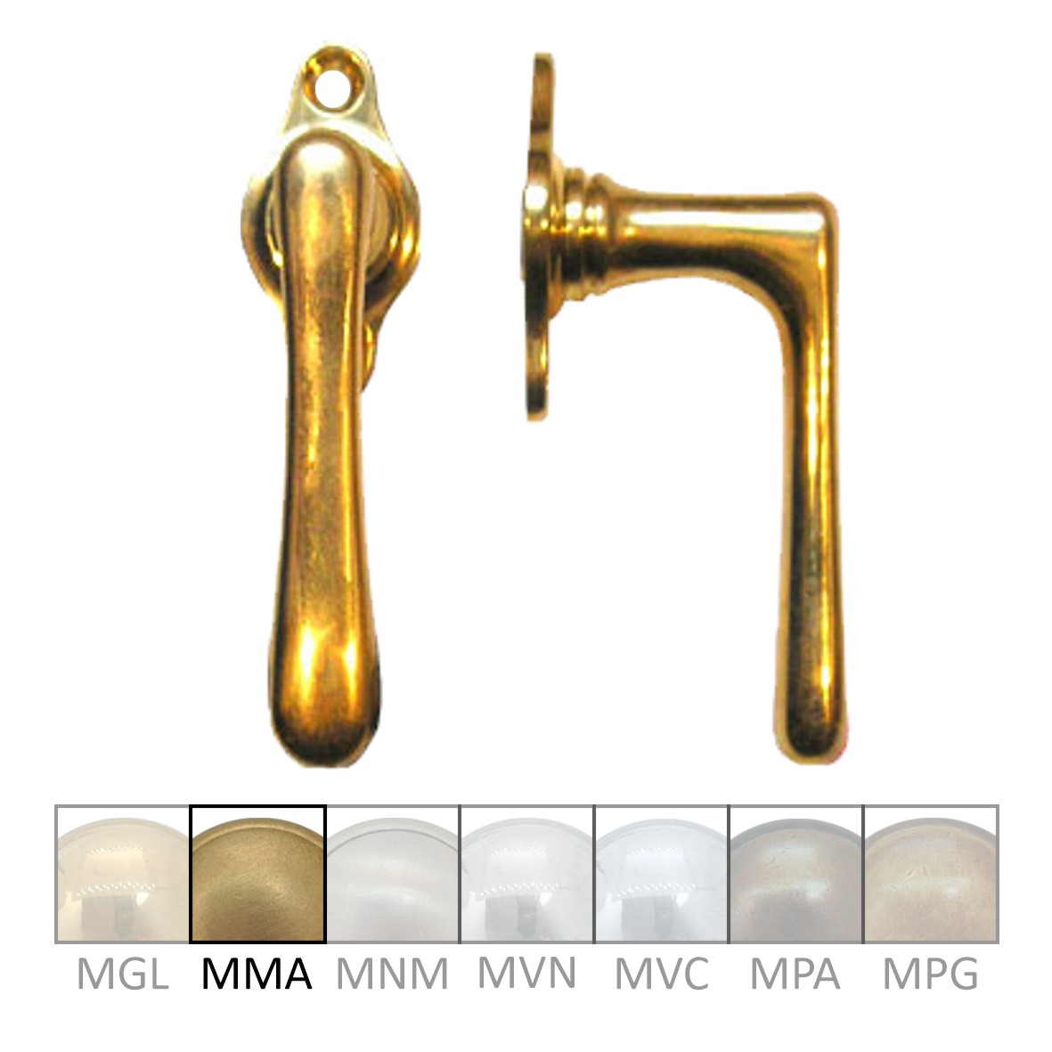 Fenstergriff auf Rosette Nr. Fenstergriff auf Rosette Nr.