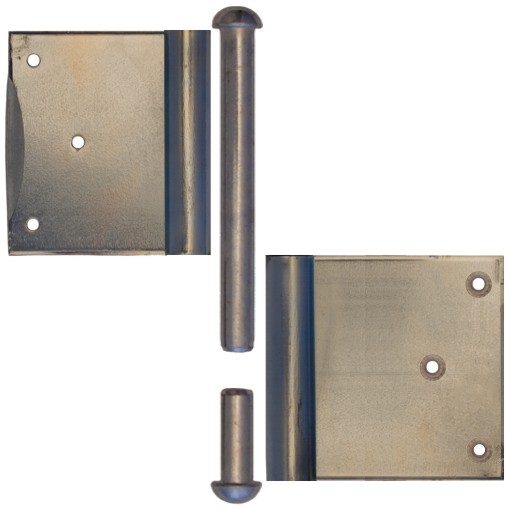 Düsseldorfer Band loser Stift 160mm rechts - Eisen verzinkt Serie TB011 Bild1