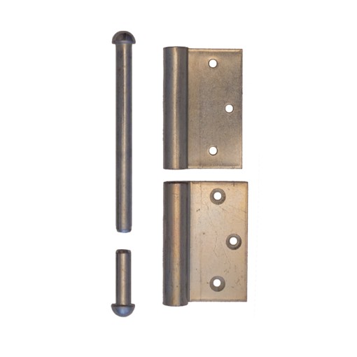 Berliner Band loser Stift, loser Knopf 160mm li/r - Eisen verzinkt der Serie TB012 Bild1 Berliner Band loser Stift/Knopf 160mm links/rechts verwendbar - Eisen verzinkt Serie TB012 Bild1