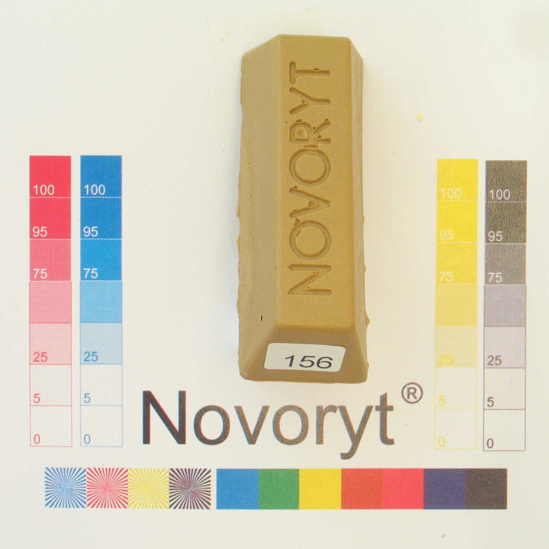 NOVORYT® Schmelzkitt - Farbe 156 ockergelb 5 Stangen Serie HW003 Bild1