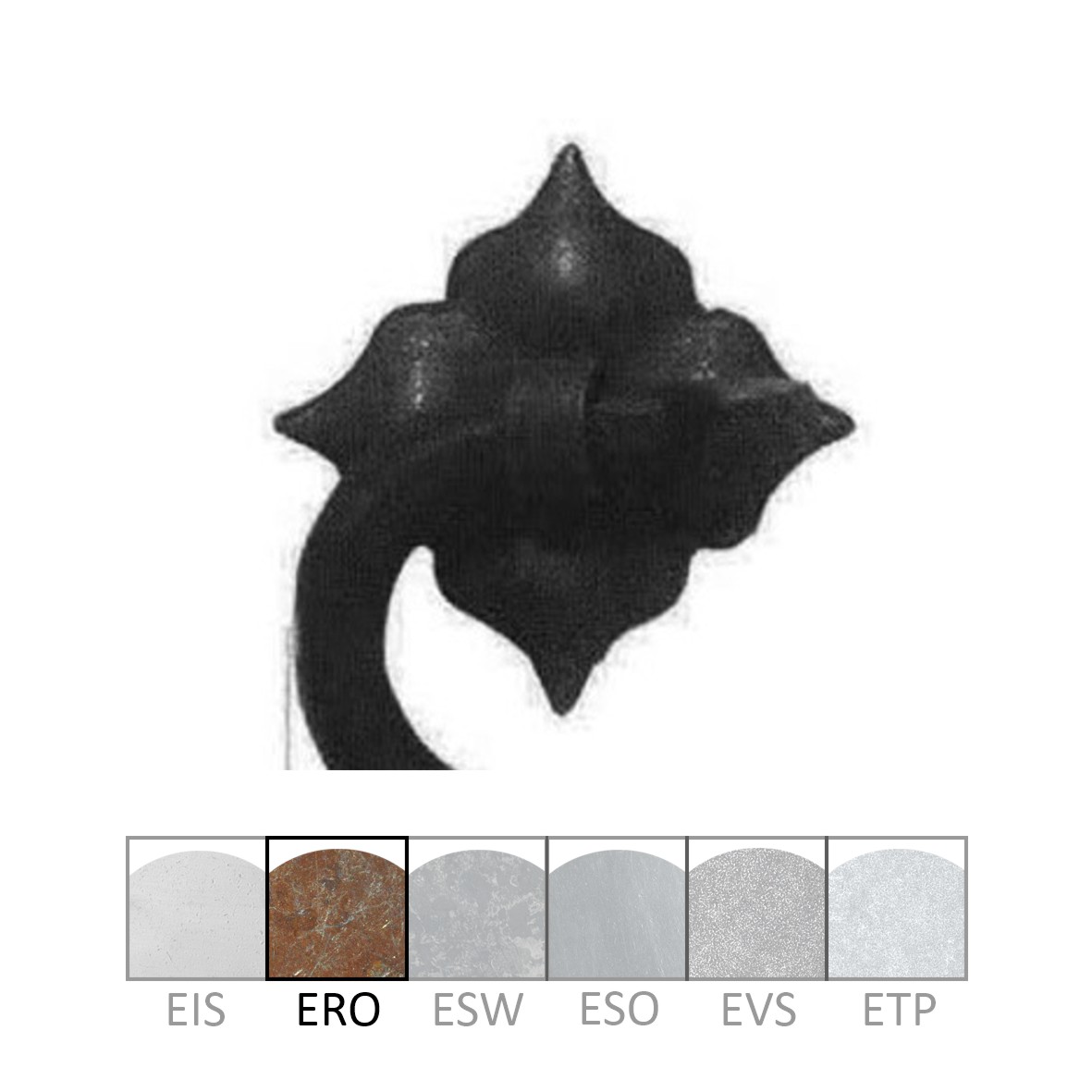 Rosette für Truhengriff, ERO, Maße B x H - 48 x 48mm Serie GR026 Bild1
