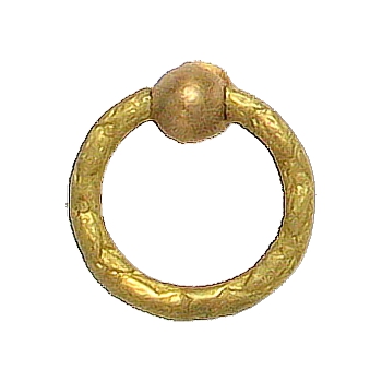 Klassizismus Ring mit Kloben Messing MMA D30mm mit Griff Serie KL002 Bild1