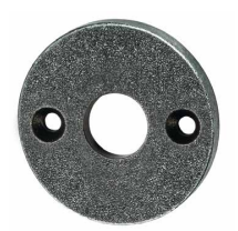 Sicherheitstürdrückerrosette Innen Eisen schwarz passiviert, D 55mm Serie TR543 Bild1