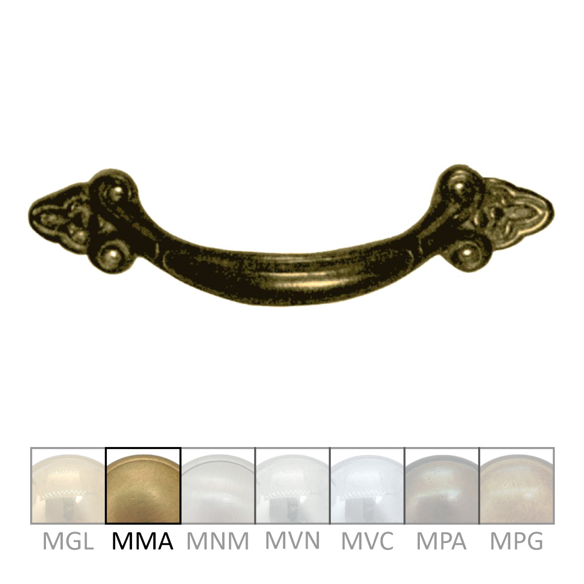 Bügelgriff, MMA , Maße B x H - 125 x 25mm Serie GR024 Bild1
