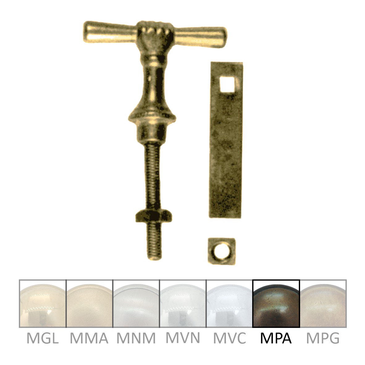 Möbelgriff, MPA, Maße H - 35 Serie GR006 Bild1