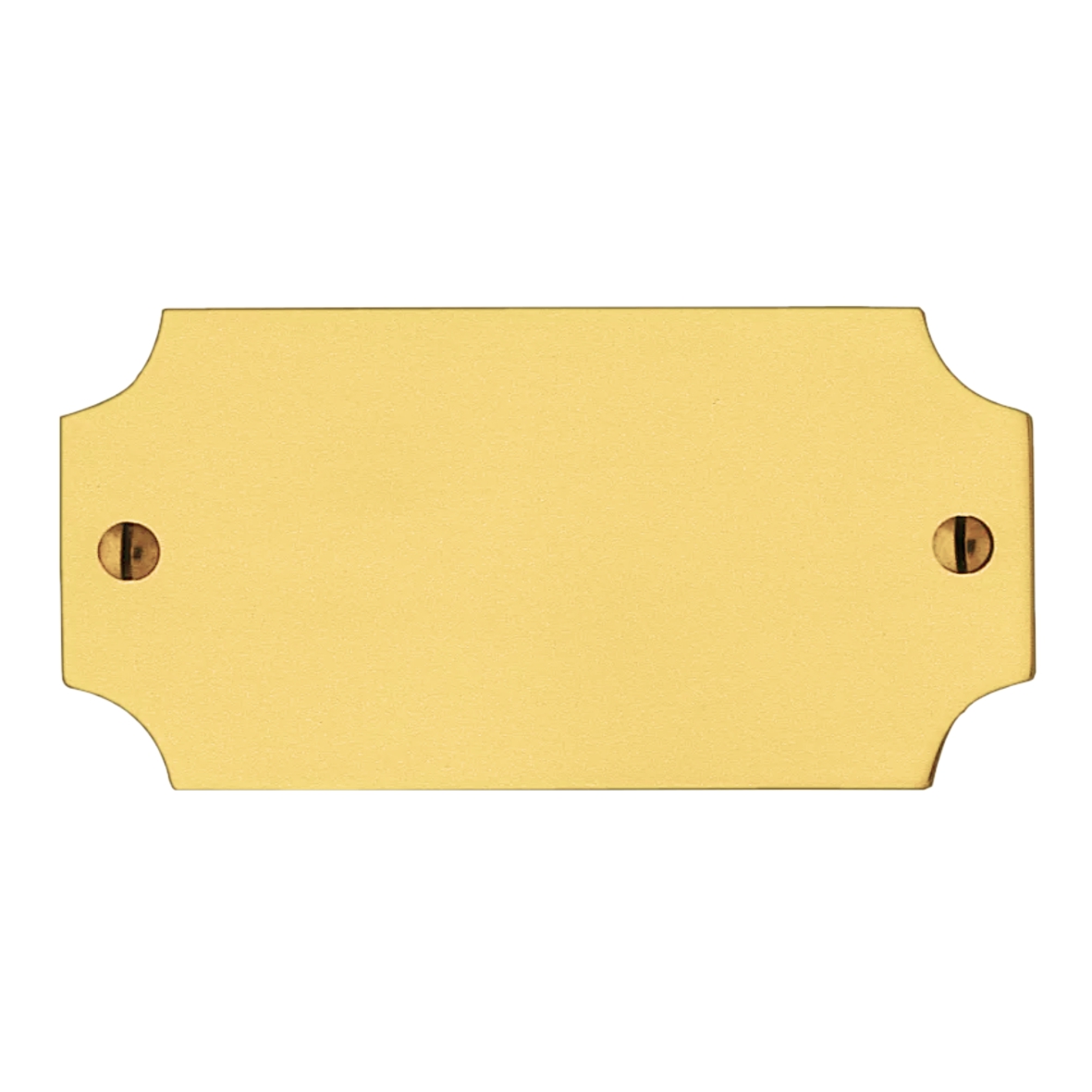 Namensschild Messing MMA 115x58mm Serie NS006 Bild1