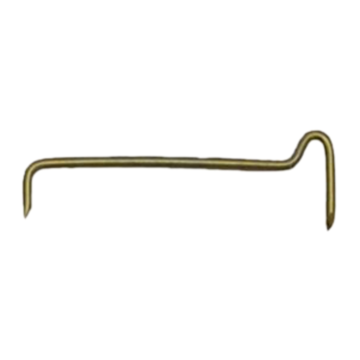 Fensterstreichdraht Eisen verzinkt -hell gekröpft. Länge  55mm  Bild1 Fensterstreichdraht gekröpft EVZ Länge 55mm Serie FB805 Bild1