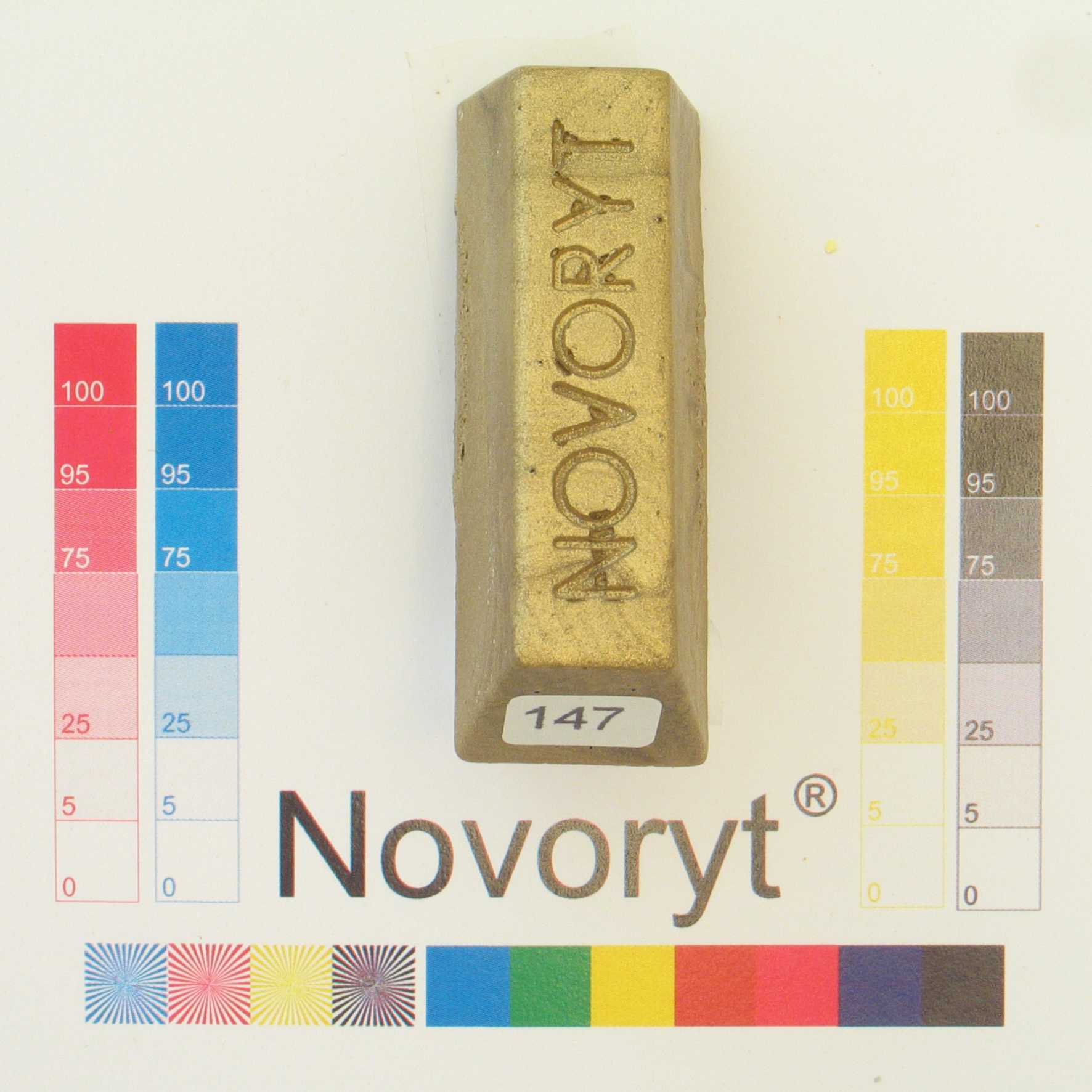 NOVORYT® Weichwachs Farbe 047 gold 5 Stangen der Serie WW003 Bild1