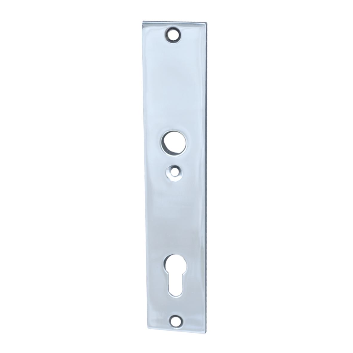 Türschild Dist. 92 mm PZ in Chrom Innen Bild1
