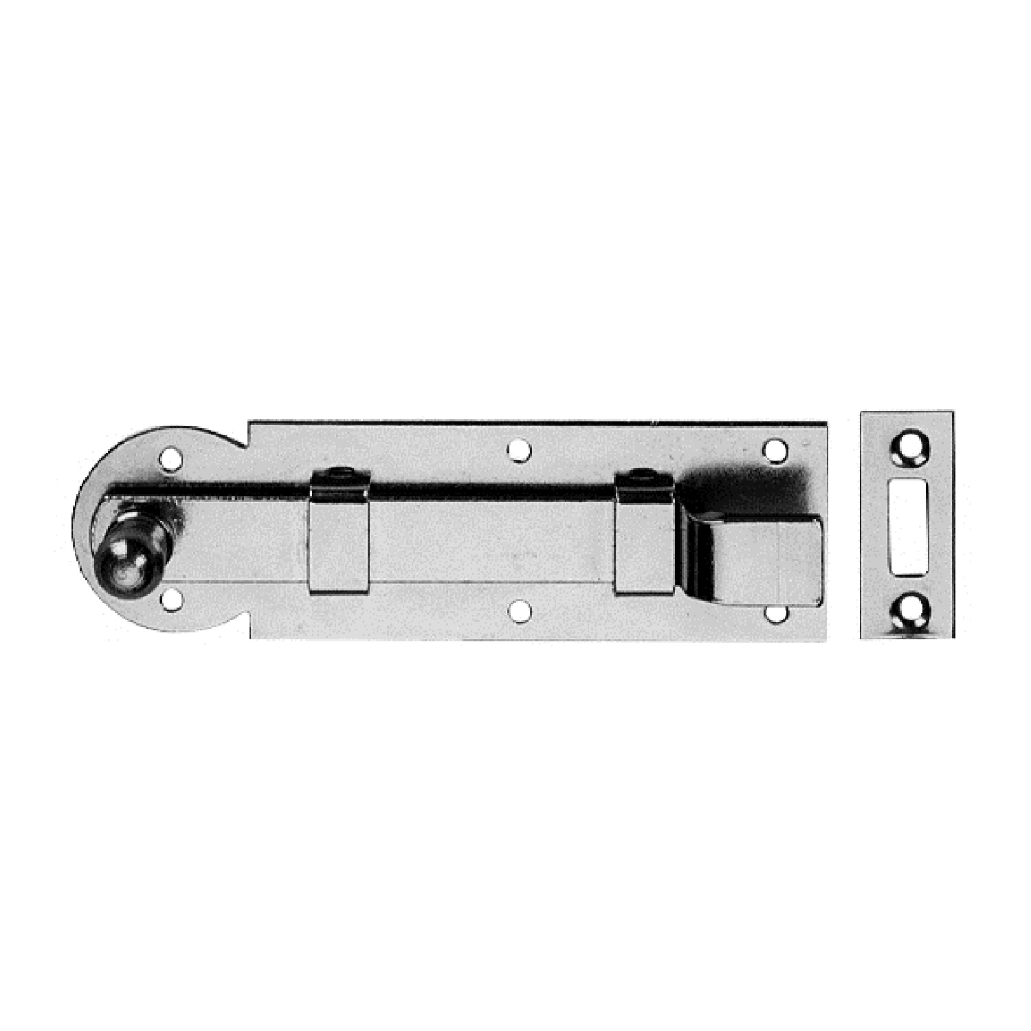 Schieberiegel EVZ 60x25mm Serie SR012 Bild1