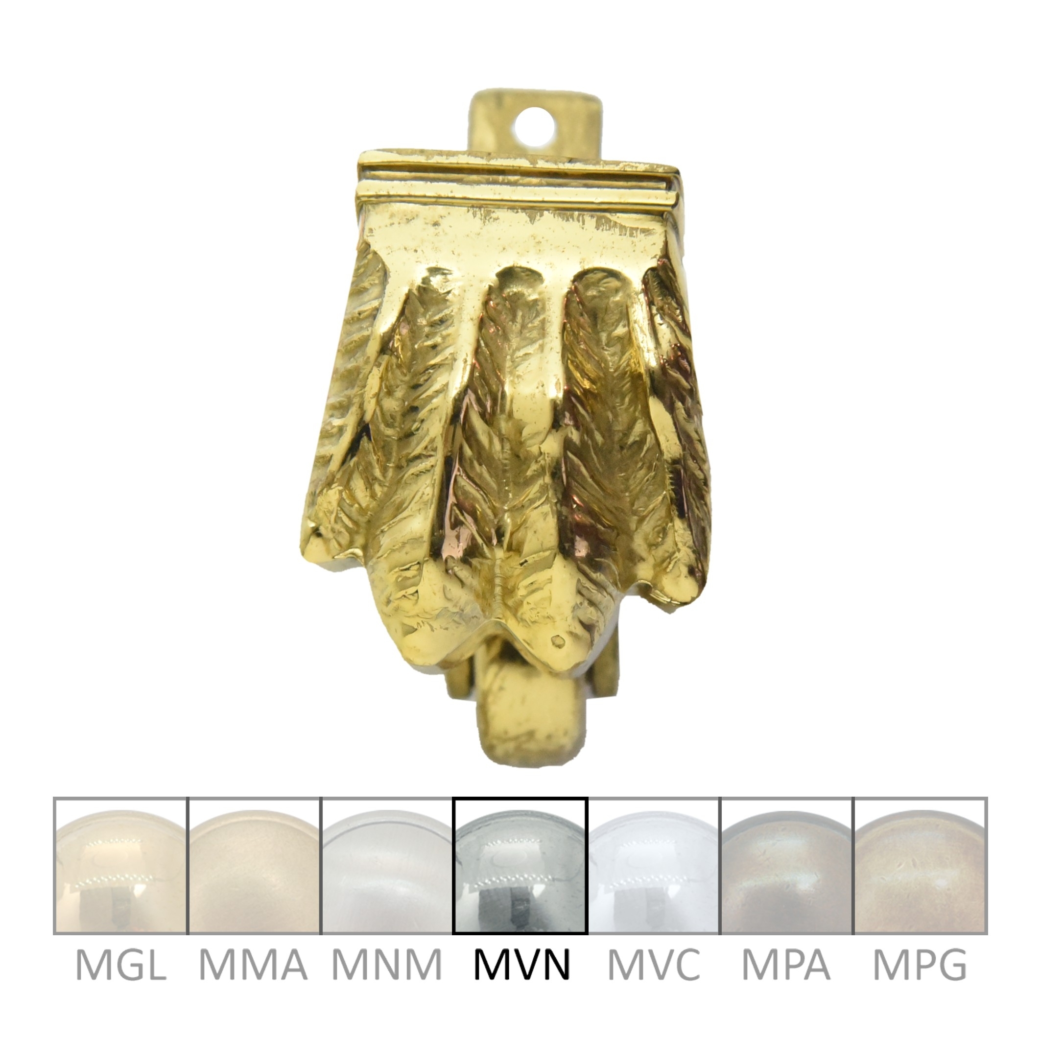 Möbelrolle in Messing. 25x40 mm Bild2 Möbelrolle MGL D25mm Serie MR004 Bild2