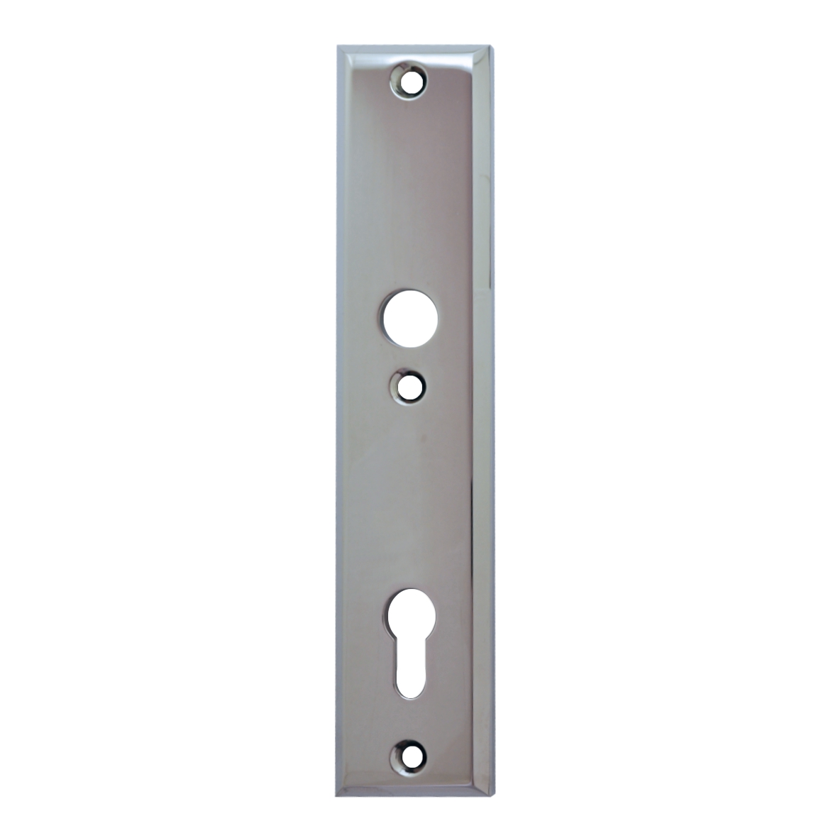 Sicherheitstürschild (PZ) in Chrom 92 mm Innen Bild1