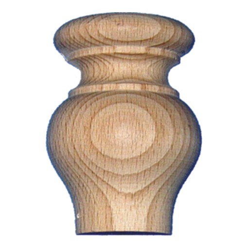 Möbelfuß in Buche 80 x 58mm Serie HF002 Bild1