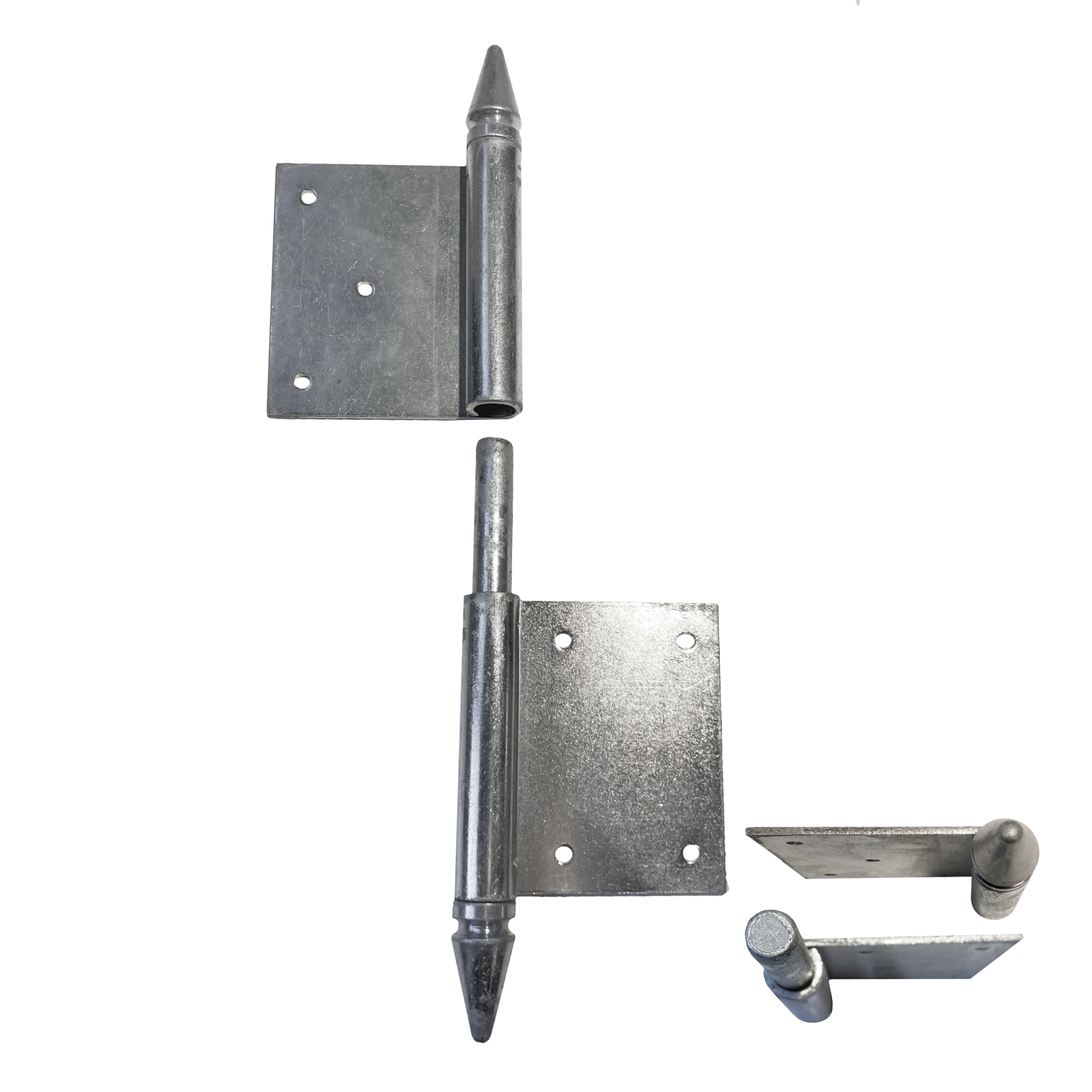 Einstemmband fester Stift mit Spitze 160mm rechts - Eisen verzinkt Serie TB012 Bild1
