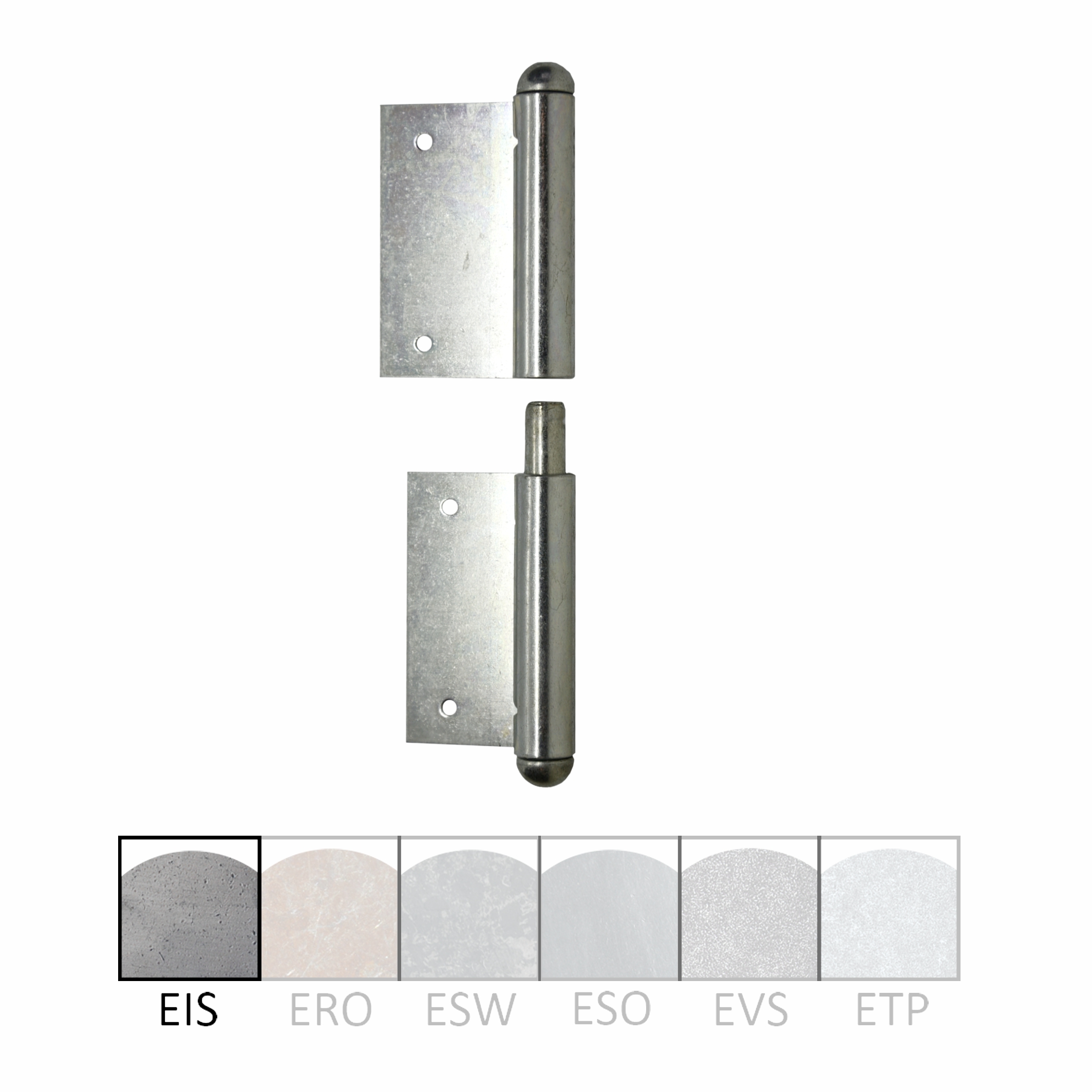 Einstemmband gleichstehend fester Stift 120mm rechts Serie FB035 Bild1